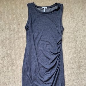 Leith (Nordstrom) ruched navy blue dress- size medium
